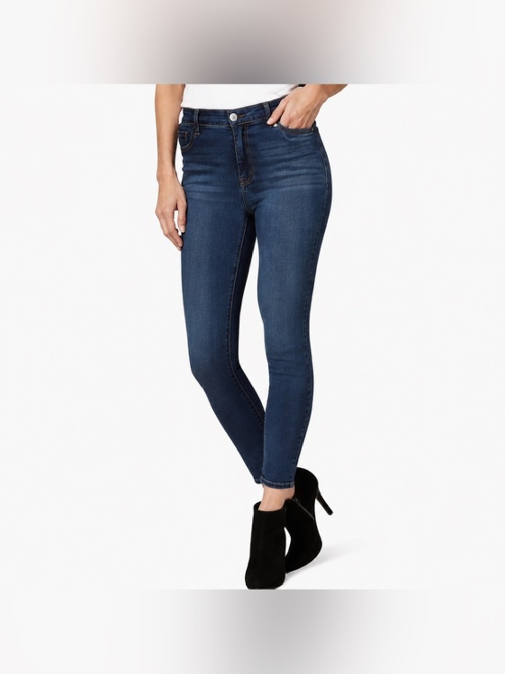 Jessica Simpson "Kiss Me Skinny" Jeans Dark Wash High Rise Denim Size 10/30